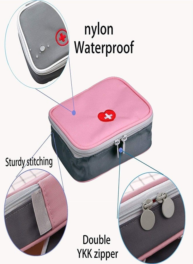 LOMESH Nylon First Aid Bag Family Pill Organiser Waterproof Portable Storage Box | First Aid Pouch - Image 3